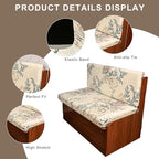Eco-Ancheng RV Dinette Cushion Covers Seat Covers Camper Cushions Slipcover - Image 3