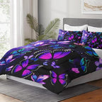 WeCozy King Comforter Set, 3 Pieces Butterfly Galaxy Bedding, All Season - Image 4