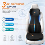 Allaboutsla 2 Piece Car Seat Cushion, Back Support with Car Headrest Pillow - Image 4