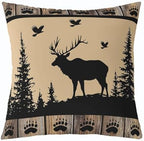 Feelyou Vintage Bear Throw Pillow Covers Decorative 16" x 16" Inches - Image 5