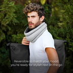 Ostrichpillow Light Commuting, Travel Pillow & Power Nap Pillow - Premium Comfort & Lightweight, Adjustable to Your Head, Small & Versatile - Image 6