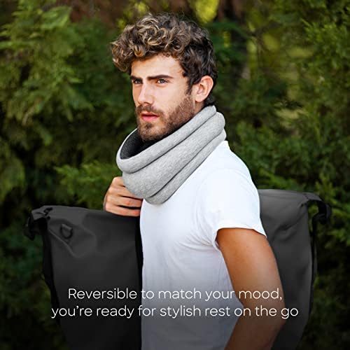 Ostrichpillow Light Commuting, Travel Pillow & Power Nap Pillow - Premium Comfort & Lightweight, Adjustable to Your Head, Small & Versatile - Image 6