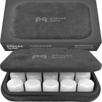 Peace&Quiet PQ Signature Soft Touch Case Wax Ear Plugs for Sleep - Moldable Silicone Ear Plugs for Sleeping, Swimming & Noise Protection - Sound Blocking (15 Pillows) by PeaceQuiet