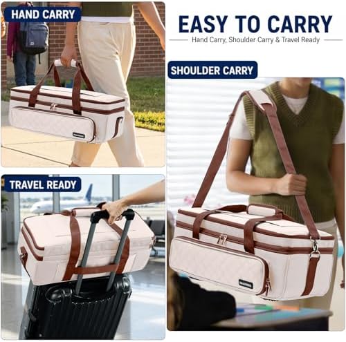 Double Layer Carrying Case with Cutting Mat Pocket & Accessories Storage - Image 6