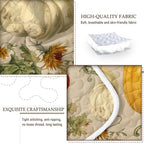 BlessLiving Autumn Quilt Set Twin: 3 Piece Pumpkin Bedspread Lightweight Microfiber Fall Harvest Pattern Bedding Decor All Season for Kids Adults - Image 4