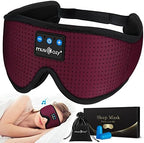 MUSICOZY Bluetooth Sleep Mask Headphones and Travel Storage Case Bundle - Image 2