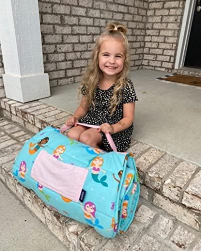 Wildkin Kids Original Nap Mat – Cozy Kids Sleep Mat with Pillow, ideal for School & Travel - Image 2