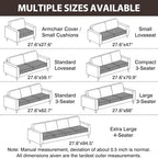 Fixwal Waterproof Flannel Dog Couch Cover, 27.6" x 70.9", Dark Brown - Image 2