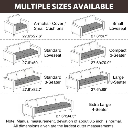 Fixwal Waterproof Flannel Dog Couch Cover, 27.6" x 59", Dark Brown - Image 2