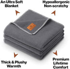 Whispering Winds 100% Wool Blanket, Premium Queen Size (90"x90") - Image 5