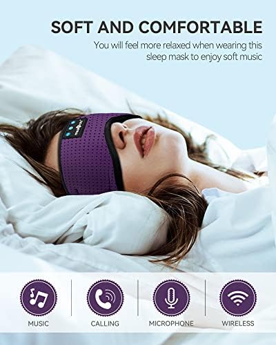 MUSICOZY Bluetooth Sleep Mask Headphones and Travel Storage Case Bundle - Image 4