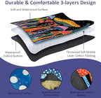 Mushroom Picnic Blankets Waterproof Foldable Picnic Outdoor Blanket 80"x 80" Picnic Mat 3-Layer Thicking Outdoor Foldable Blankets Sandproof Lightweight Beach Blankets with Strap Machine Washable - Image 3