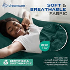 DREAMCARE Twin XL Sheets - 4pc Breathable Cooling Sheets Twin XL Sheet Sets - Image 6