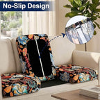 Smiry Waterproof Patio Cushion Covers, Stretch Outdoor Furniture Covers - Image 4