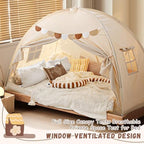 Full Size Bed Canopy Toddler Bunk Bed Tents Dream Privacy Floor Tent Indoor - Image 4
