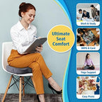 CloudBliss Gel Memory Foam Seat Cushion for Long Sitting, X-Large, Grey - Image 5