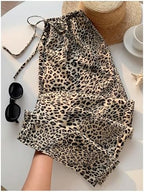 SHENHE Women's Cheetah Print Wide Leg Baggy Y2k Loose Streetwear Trousers - Image 2