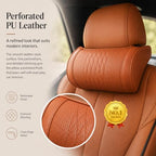Memory Foam Car Headrest Neck Pillow-2 Pack，Red - Image 4