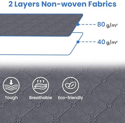 Fab totes 8 Pack Storage Bags for Clothes Blanket Storage Bins with Lids - Image 6
