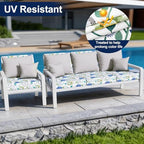 Smiry Waterproof Patio Cushion Covers, Stretch Outdoor Furniture Covers - Image 3