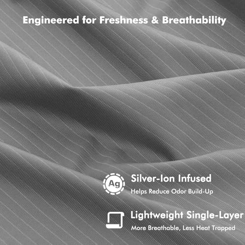 Elegear Silver-Infused Cooling Blanket for Hot Sleepers, King - Image 5