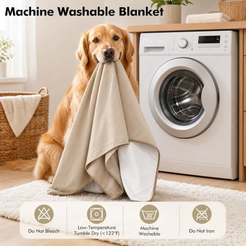 Tirrinia Water-Resistant Blanket, Ultra-Soft Stain-Resistant Throw - Image 5