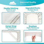 DREAMCARE California King Sheet Sets - 6 pcs Breathable Cooling Sheets - Image 6
