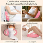 Pregnancy Pillows for Sleeping, Memory Foam Cooling Maternity Wedge Pillow - Image 5