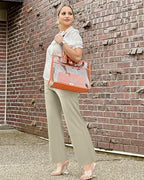 G4Free EverGoing Wide Leg Yoga Pants for Women Crossover Waist with Pockets - Image 3