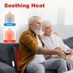 CILI Lumbar Support Pillow for Office Chair, Heated Back Support Pillow with Vibration, Back Massager for Chair, Back Rest Cushion Pillow for Desk Chair Sofa, Gifts for Mom Dad Women Men - Image 5