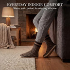 cosyone1997 Mens Slipper Socks Sherpa Fuzzy Non Slip Cozy Gifts - Image 2