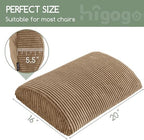 Lumbar Support Pillow for Recliner Chair/Accent Chair/Couch, Extra Large Memory Foam Back Support Cushion for Elderly, Recliner Cushions for Back Rest, Pain Relief, Reading, Washable Cover, Coffee - Image 2