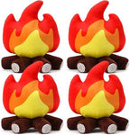 4 Pack Campfire Plush Toys Fake Fire Firewood Plush Pillow by Anglechic