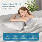 100% Pima Cotton Pillowcases – 800 Series, Ultra Soft & Cooling, Toddler/Travel 12"x16", Set of 2 – Silver Grey, Hotel Luxury Quality, Envelope Closure, Skin & Hair Friendly - Image 4