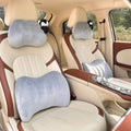 Cute Car Headrest Lumbar Support Seat Cushion, Gray-Pinguin by JielinKar