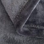 SOCHOW Flannel Fleece Blanket King Size, All Season Lightweight Super Soft Cozy Blanket for Bed or Couch, Grey(90inch X108'') - Image 4