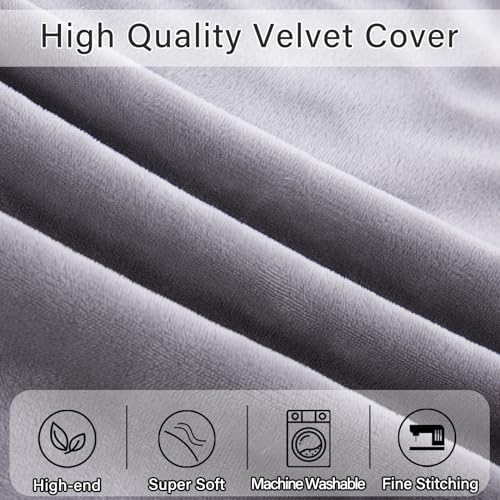 1 MIDDLE ONE Body Pillow, Memory Foam Body Pillows for Adults Sleeping, Long Pillow for Bed, Big Large Firm Full Body Pillow for Side Sleeper, 20x54 Inch, Light Grey - Image 5
