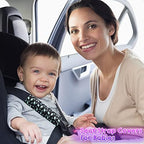 Tuanse 4 Pack Kids Car Seat Belt Covers Dinosaur Seatbelt Pillow - Image 5