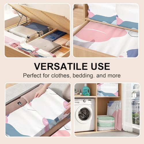No Pump Vacuum Storage Bags,2026 New No Pump Large Vacuum Storage Compression Bags,Thick and Airtight Reusable Organizer Suitable for Clothes, Blankets, Bedding, Travel, and Closet Storage (3, Large) - Image 5