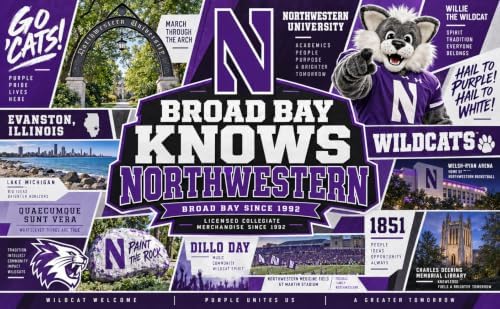 Large Northwestern University Camo Duffle Bag - Image 6