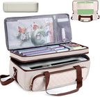 Double Layer Carrying Case with Cutting Mat Pocket & Accessories Storage by IMAGINING