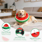 SCENEREAL Recovery Donut Collar for Medium Large Dogs, Soft Dog Cone - Image 5