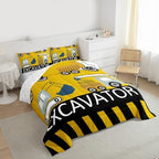 Kids Equipment Trucks Bedding Set Boys Construction Comforter Set Boys - Image 2
