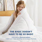 Bedsure Comforter Duvet Insert, Quilted Bedding Blanket, Oeko-TEX - Image 2