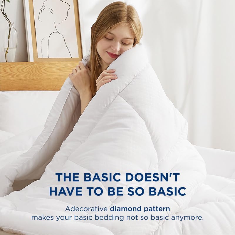 Bedsure Comforter Duvet Insert, Quilted Bedding Blanket, Oeko-TEX - Image 2