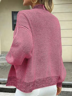 Saodimallsu Womens Open Front Cardigans Waffle Knit Sweaters with Pockets - Image 5
