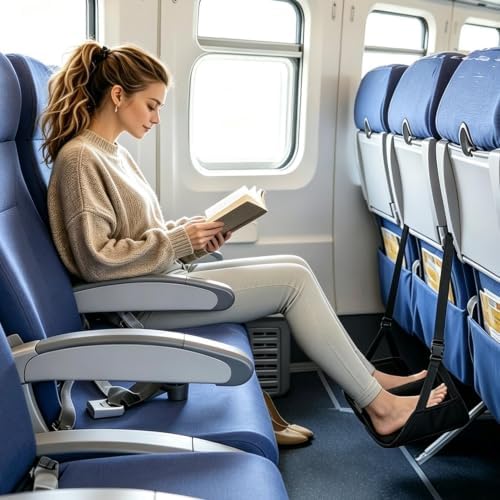 Airplane Leg Rest – Adjustable Portable Lightweight Comfort Footrest - Image 3