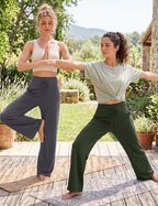 Showitty Wide Leg Pants for Women with Pockets, High Waist Yoga Lounge - Image 3