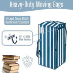 VENO 8 Pack Heavy Duty Moving Bags with Backpack Straps, Zippers & Handles, Extra Large Packing Bags for College Dorm Essentials, Moving Supplies Alternative to Cardboard Moving Boxes - Image 3