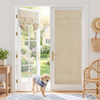 RYB HOME 2 Panels French Door Window Curtains for Front Glass Door by RYBHOME